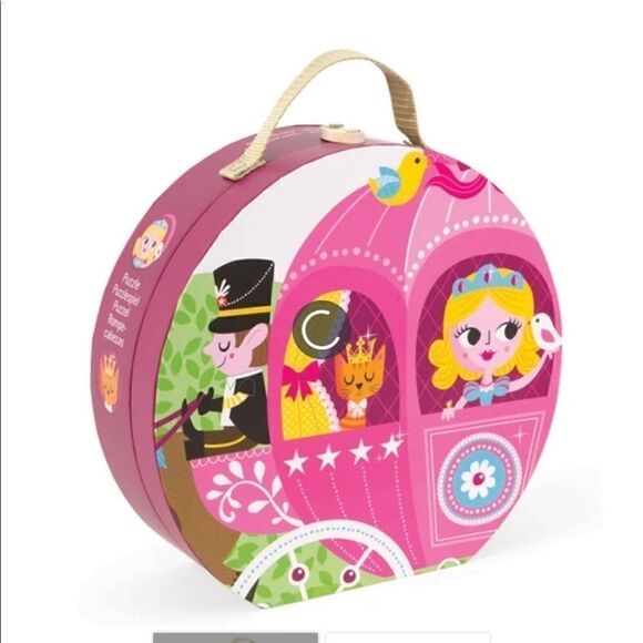 Janod Princess Coach Giant Floor Puzzle NIB( Sealed)￼ - Picture 1 of 5